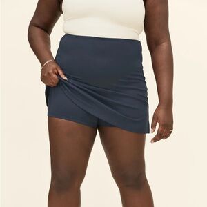 Girlfriend Collective Sport Skirt Midnight